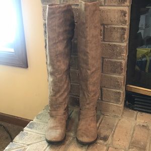 Over the Knee Boots (tan)